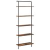 vidaXL Bogreol R&oslash;get eg 60 x 24 x 168 cm Konstrueret tr&aelig;