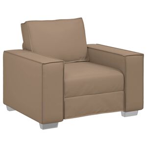 vidaXL Sofa 59cm Cappuccino Stof