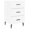 vidaXL sengebord 40x40x66 cm konstrueret tr&aelig; hvid