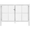 vidaXL havel&aring;ge galvaniseret st&aring;l 306x150 cm s&oslash;lv