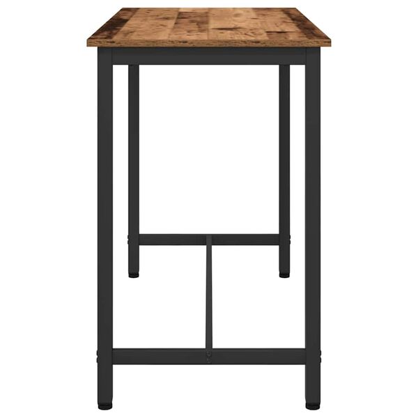 vidaXL bord Gammelt tr&aelig; 100 x 50 x 76,5 cm Ingeni&oslash;rtr&aelig; og st&aring;l