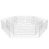 vidaXL sekskantet gabion-h&oslash;jbed 200x173x40 cm