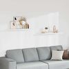 vidaXL v&aelig;ghylder 2 stk. 90x23,5x3,8 cm MDF hvid