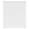 Plisseret blind 110x150 cm hvid