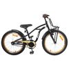 vidaXL B&oslash;rnecykel 22 tommer til 7-12 &aring;r gammel Sort
