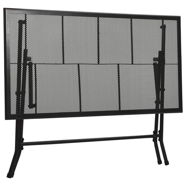 vidaXL spisebordss&aelig;t til haven 5 dele st&aring;l antracitgr&aring;