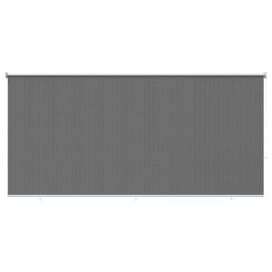 vidaXL Udend&oslash;rs rullesk&aelig;rm 90% UV blok Lysegr&aring; 400 x 140 cm HDPE