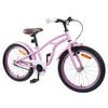 vidaXL B&oslash;rnecykel 20 tommer til b&oslash;rn i alderen 6-11 &aring;r Lys pink
