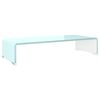 vidaXL tv-stativ/sk&aelig;rmforh&oslash;jer 60x25x11 cm glas gr&oslash;n