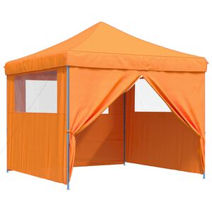 vidaXL Party Tent 292 x 292 x 315 cm Orange Oxford stof
