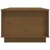 vidaXL sofabord 100x50x35 cm massivt fyrretræ gyldenbrun