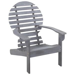 vidaXL Adirondack-stol massivt akacietr&aelig; gr&aring;