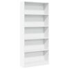 vidaXL bogreol 80x24x176 cm konstrueret tr&aelig; hvid