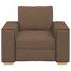 vidaXL sofastol brun 100x78x84 cm stof