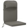 vidaXL Solseng Pude 100% polyester Gr&aring; 55 x 124 x 5 cm