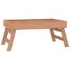 vidaXL foldbar bakke 55x35x25 cm massivt teaktr&aelig;