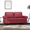 vidaXL 2-personers sofa 120 cm kunstl&aelig;der vinr&oslash;d