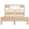vidaXL seng med reol uden madras 150x200 cm massivt fyrretræ