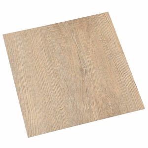 vidaXL Gulvplanker Lys Gr&aring;, M&oslash;rk Brun 5,11 m&sup2; 55 stk. PVC