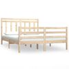 vidaXL sengeramme 135x190 cm massivt tr&aelig;