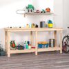 vidaXL arbejdsbord 180x50x80 cm massivt fyrretr&aelig;