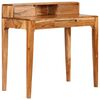 vidaXL skrivebord med skuffer massivt tr&aelig; 88 x 50 x 90 cm