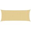 vidaXL solsejl 5x2 m 100 % polyesterstof sandfarvet