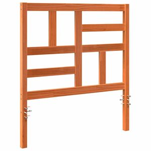 vidaXL Senge Hovedg&aelig;rde Voks brun 80,5 x 4 x 104 cm Massiv fyrretr&aelig;