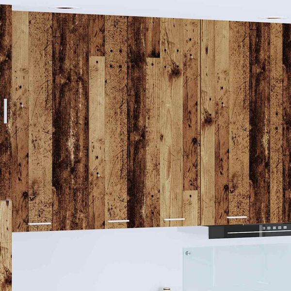 vidaXL H&aelig;ngeskab med d&oslash;r Gammelt tr&aelig; 60 x 31 x 100 cm Konstrueret tr&aelig;