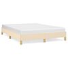 vidaXL sengeramme uden madras 140x190 cm stof cremefarvet