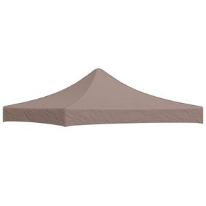 vidaXL tag til festtelt 3x3 m 270 g/m&sup2; gr&aring;brun