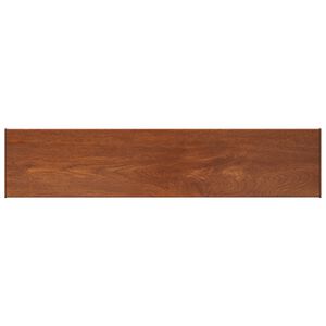 vidaXL Vindueskarm Brun tr&aelig; 120 x 35 x 4,5 cm PVC