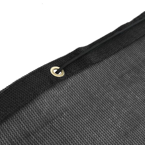 vidaXL containernet HDPE 3,5 x 6 m sort