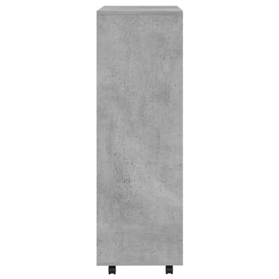 vidaXL garderobe 80x40x110 cm spånplade betongrå
