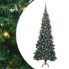 vidaXL Hj&oslash;rne Kunstigt Juletr&aelig; med 300 LED'er Gr&oslash;n 180 cm PVC og metal