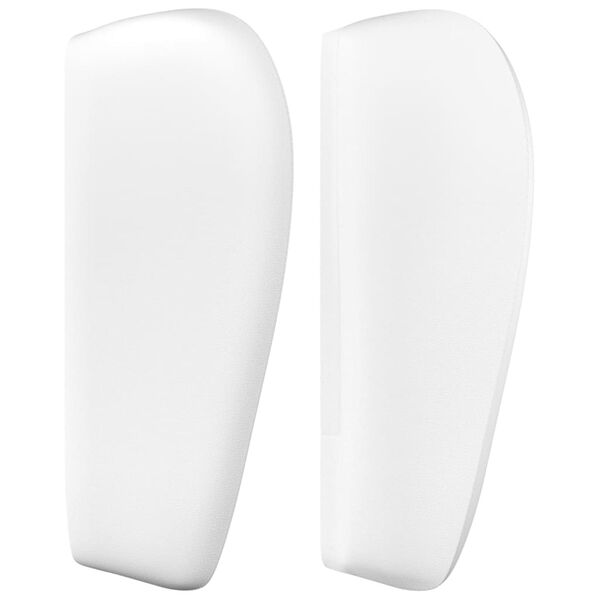 vidaXL sengegavl med kanter 183x23x78/88 cm kunstl&aelig;der hvid