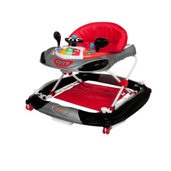 Baninni 2-i-1 g&aring;stol Rosco r&oslash;d og sort BNBW004-CHBK