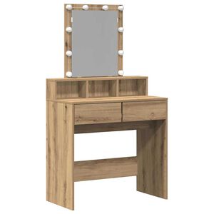 vidaXL Dressingbord artisan eg 80 x 41 x 144,5 cm Konstrueret tr&aelig;