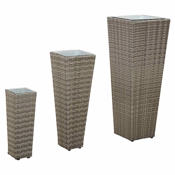 vidaXL Udend&oslash;rs S&aelig;t 3 pcs Metal