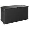 vidaXL udend&oslash;rs opbevaringkasse 120x56x63 cm polyrattan antracitgr&aring;