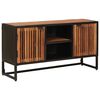 vidaXL Sideboard 105 x 30 x 55 cm Massivt Mango Tr&aelig; og Ingeni&oslash;rtr&aelig;