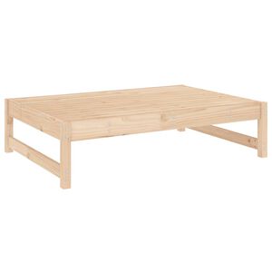 vidaXL udend&oslash;rs fodskammel 120x80 cm massivt fyrretr&aelig;