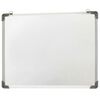 vidaXL magnetisk whiteboard 70x50 cm stål hvid