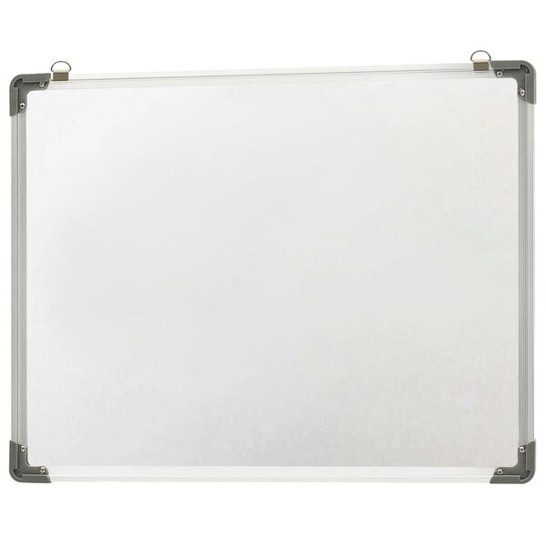 vidaXL magnetisk whiteboard 70x50 cm stål hvid