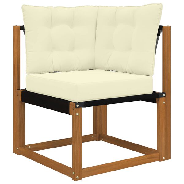 vidaXL Udend&oslash;rs Sofa Pude 3 pcs Creme Polyester