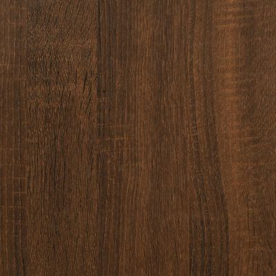 vidaXL sofabord 90x60x35 cm spånplade brun egetræsfarve