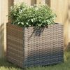 vidaXL plantekasser 2 stk. 36x30x32 cm polyrattan gr&aring;