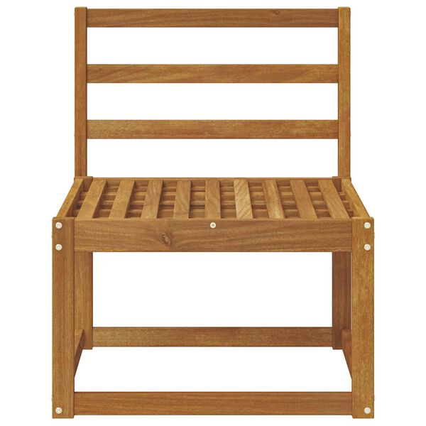 vidaXL Udend&oslash;rs Mellem Sofa Massivt Akacietr&aelig; Naturfarvet