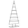 vidaXL dekorativt juletr&aelig; 150 cm metal sort