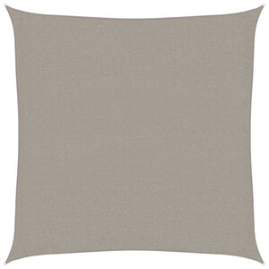vidaXL solsejl 2x2 m 160 g/m&sup2; HDPE lysegr&aring;